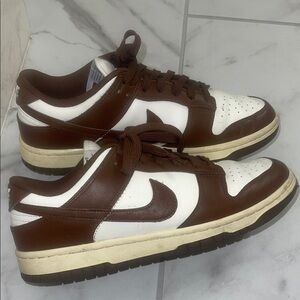 Nike Brown and White Sneakers
